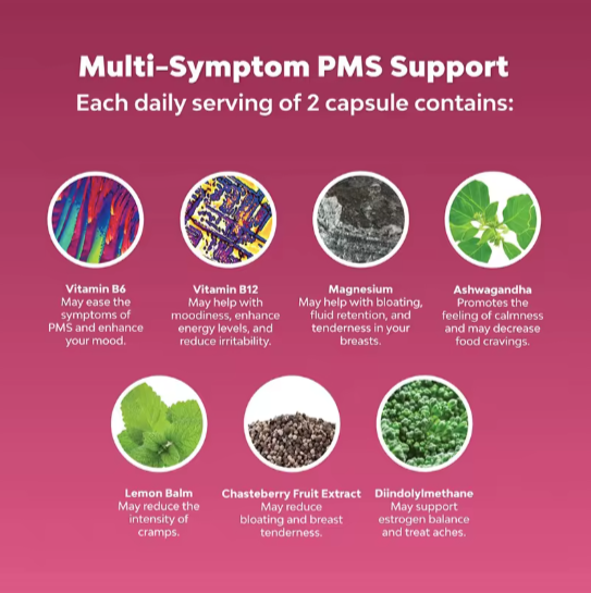 Hormonal Support & PMS Balance Supplement