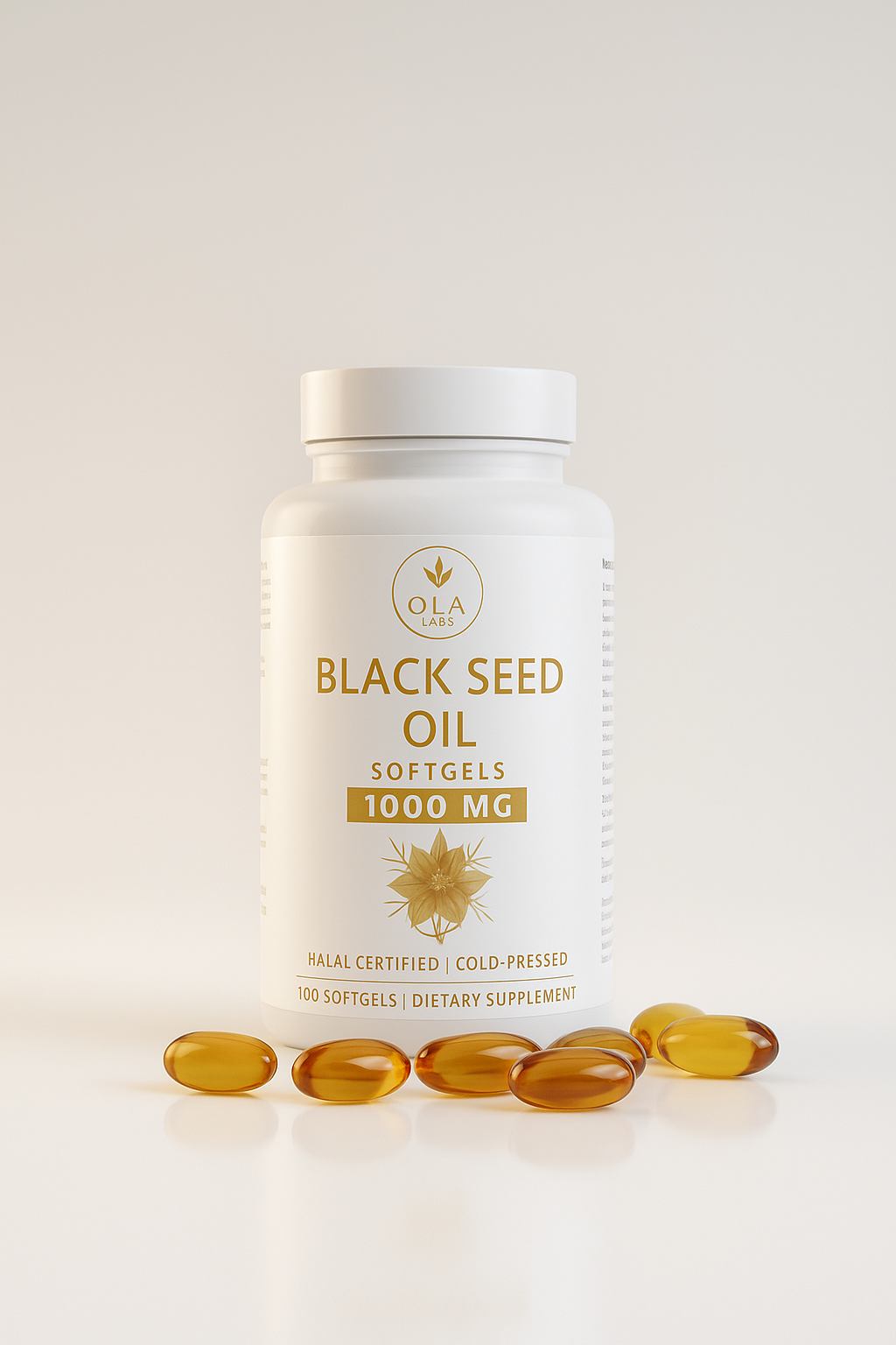Black Seed Oil Capsules - 100 Softgels