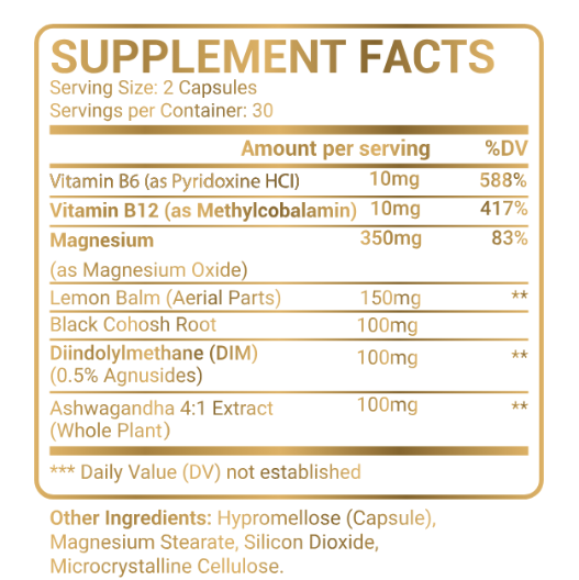 Hormonal Support & PMS Balance Supplement